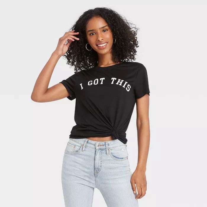 Women's I Got This Short Sleeve Graphic T-Shirt - Black | Target