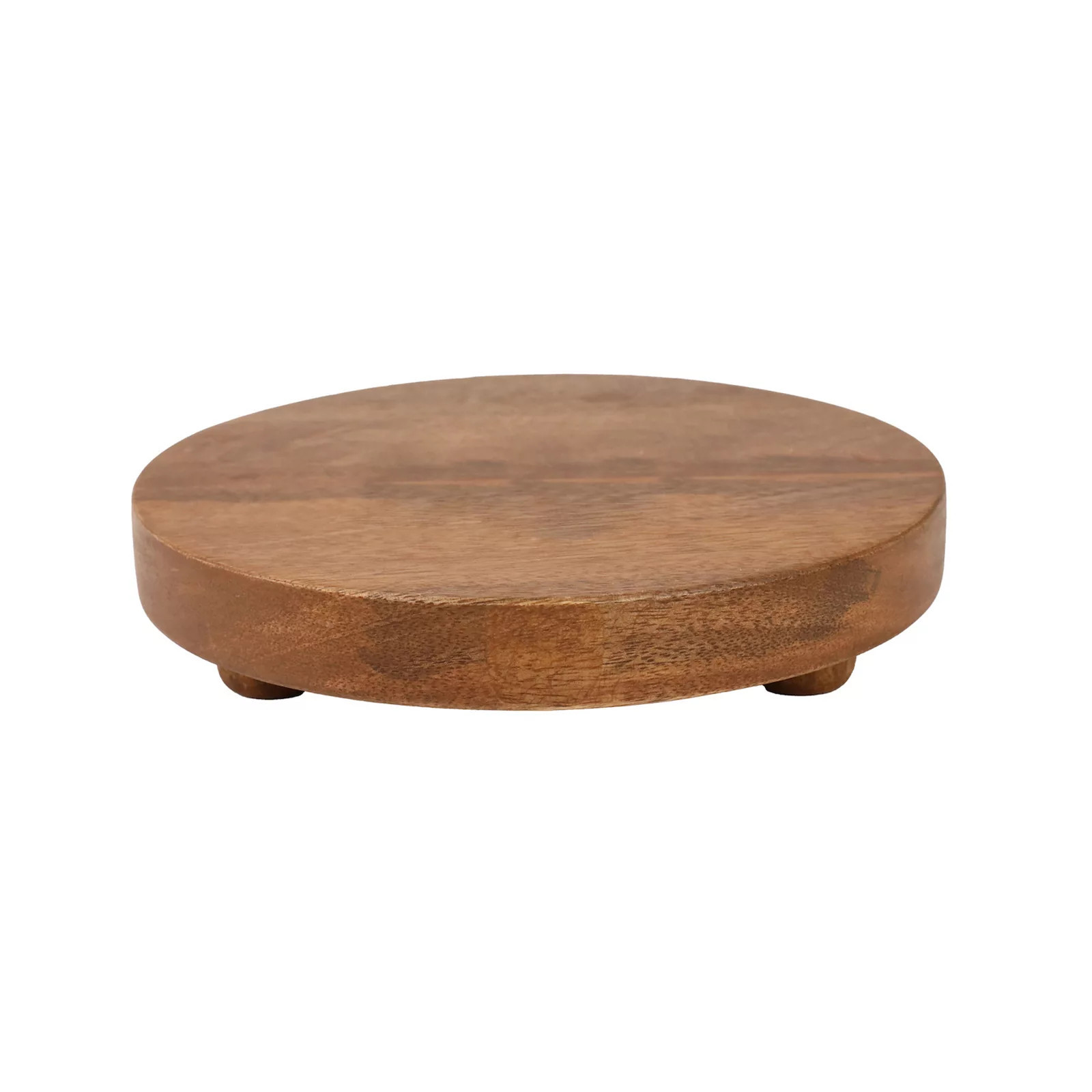 Everyday Decor Mango Wood Footed Tray, Multi | Kohl's