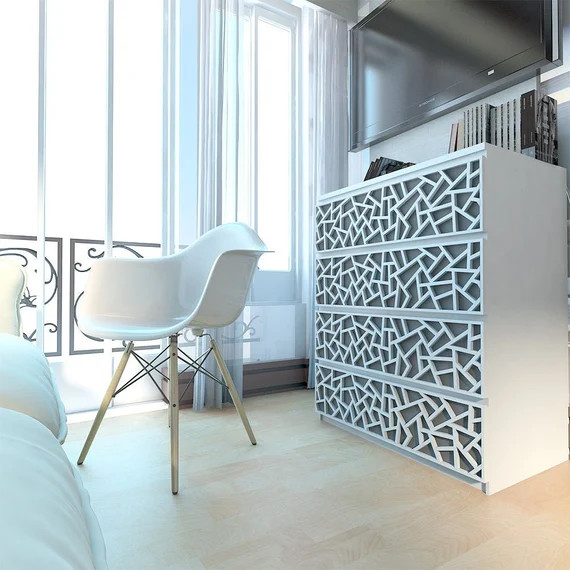 Coral  Furniture Appliques  Fretwork  Overlays  Makeover  | Etsy | Etsy (US)