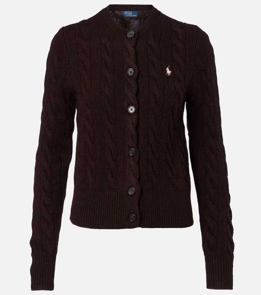 Polo Ralph Lauren Cable-knit wool and cashmere cardigan | Mytheresa (US/CA)