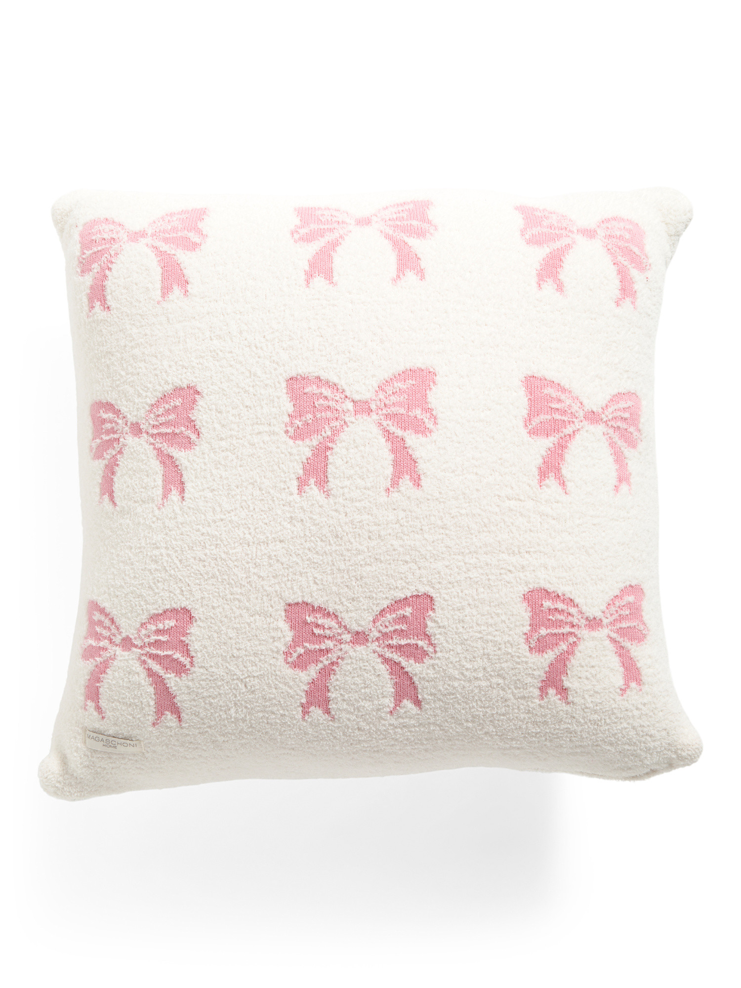 20x20 Bows Feather Knit Pillow | Throw Pillows | Marshalls | Marshalls