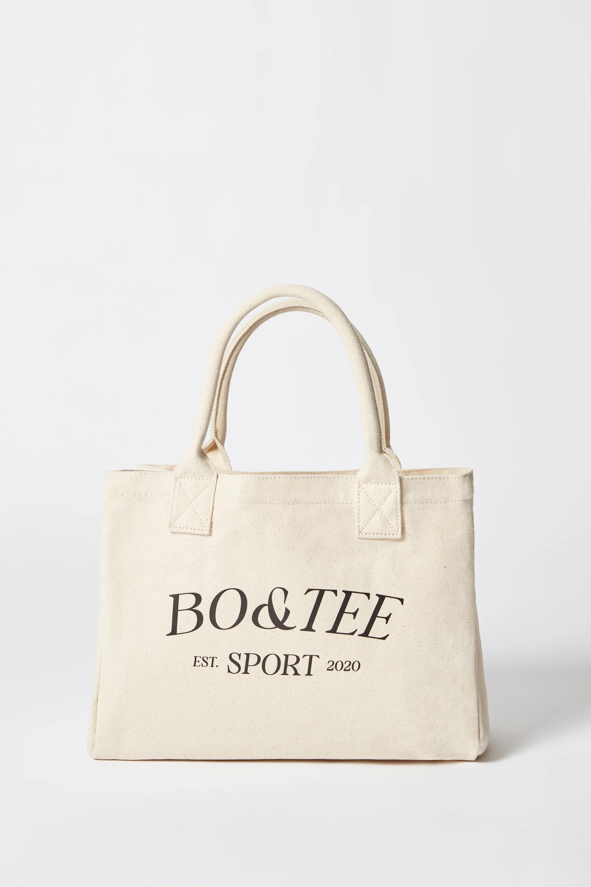 Small Canvas Tote Bag in Stone | Oh Polly