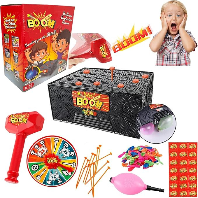 Pop Balloon Game 2025 New Explosion Balloon Popping Games Party Toys Pop Game Party Game Props fo... | Amazon (US)