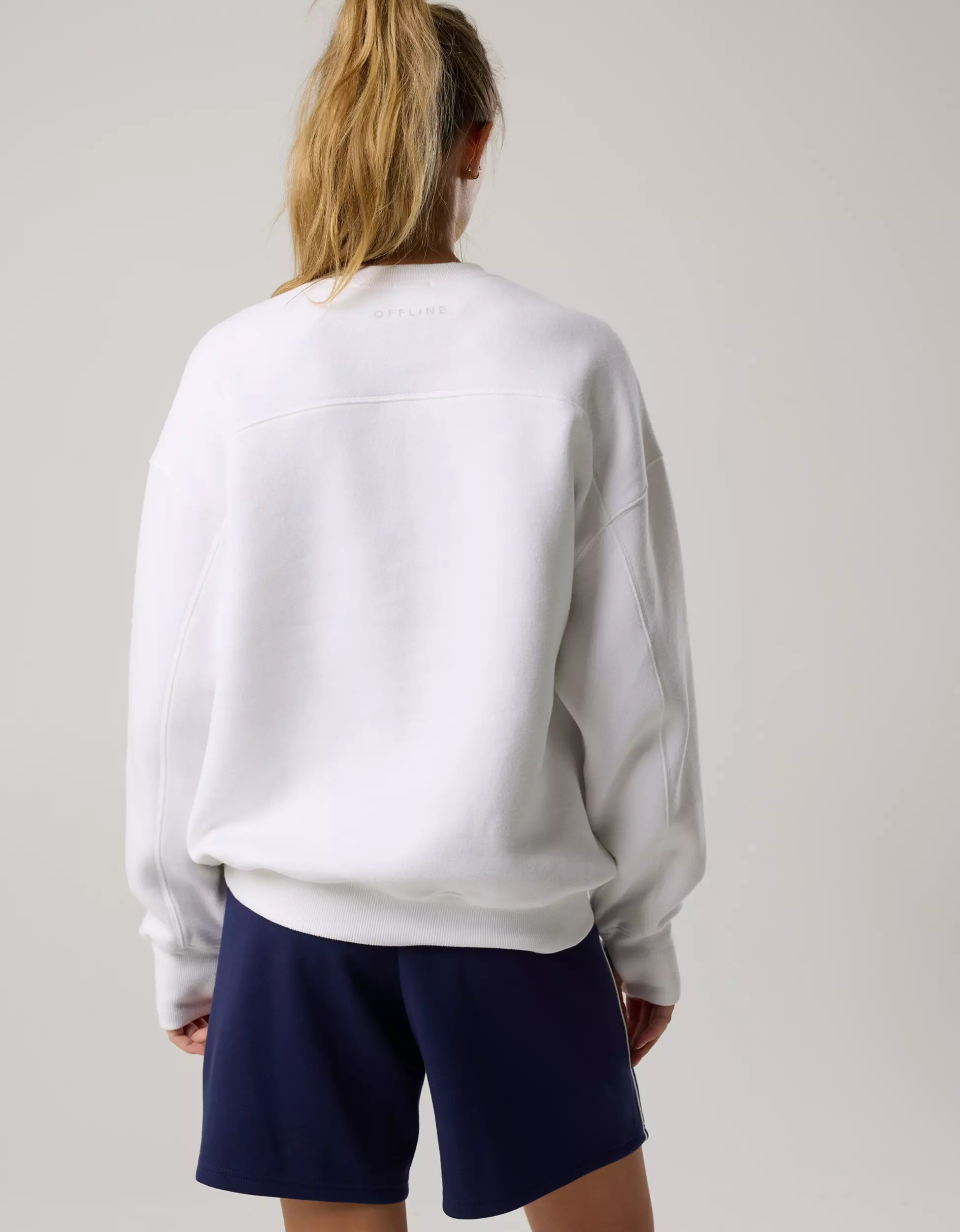 OFFLINE By Aerie Cloud Fleece Oversized Crewneck | Aerie