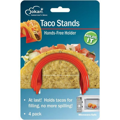 Jokari Taco Holder Server Set, Plastic Stands for Soft or Hard Shell Tacos to Fill and Serve | Target