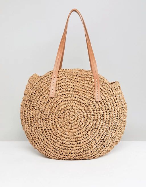 Glamorous - Sac en paille rond | ASOS FR