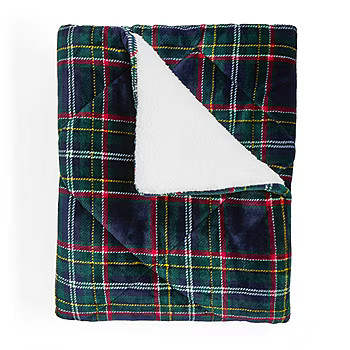 North Pole Trading Co. Mink To Sherpa Reversible Lightweight Throw | JCPenney