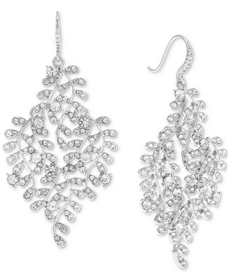 INC International Concepts Silver-Tone Crystal Garland Drop Earrings, Created for Macy's & Review... | Macys (US)