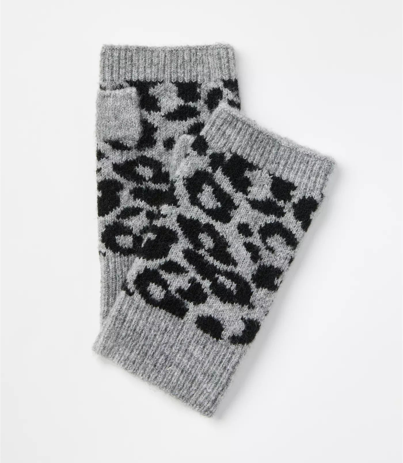 Cheetah Print Fingerless Gloves | LOFT | LOFT