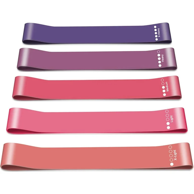 Resistance Band for Women and Men Workout Bands Elastic Bands for Exercise with 5 Different Resis... | Walmart (US)