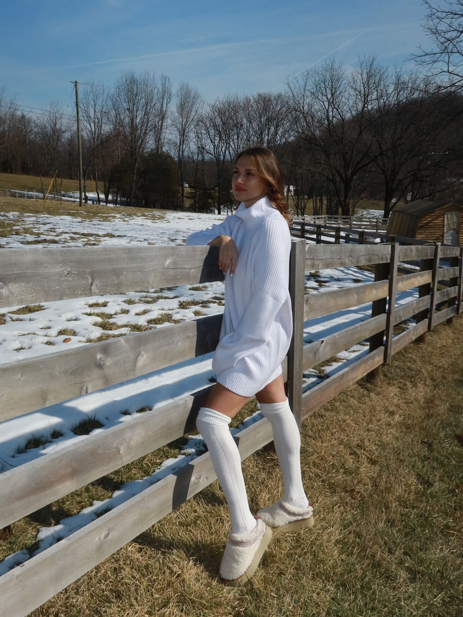 What feels better than an oversized white sweater dress on a winter morning ❄️ 🏔️ 

#LTKTravel #LTKStyleTip #LTKSeasonal