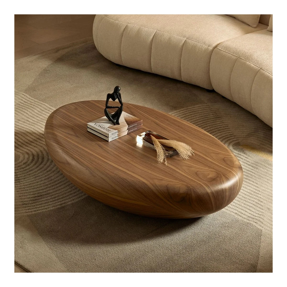 53.1"  Oval Coffee Table For Living Room | Wayfair North America