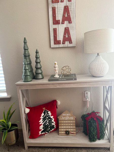 Christmas throw pillow from Target! Holiday home / Target home / Christmas home decor ❤️💚 

#LTKhome #LTKunder50 #LTKHoliday