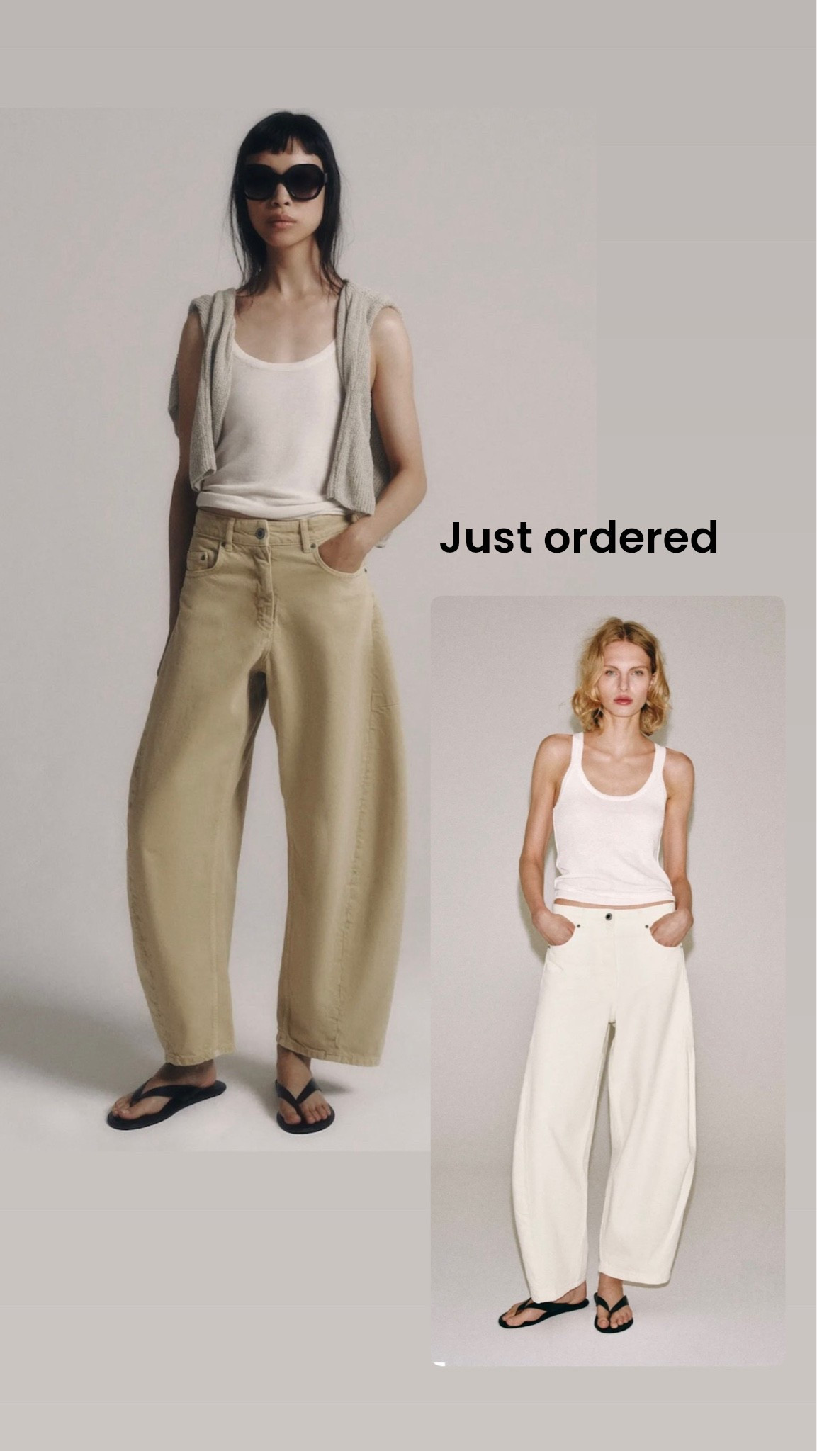 Brand new in at Zara. I’ve ordered these to try and will report back!

#LTKsummer