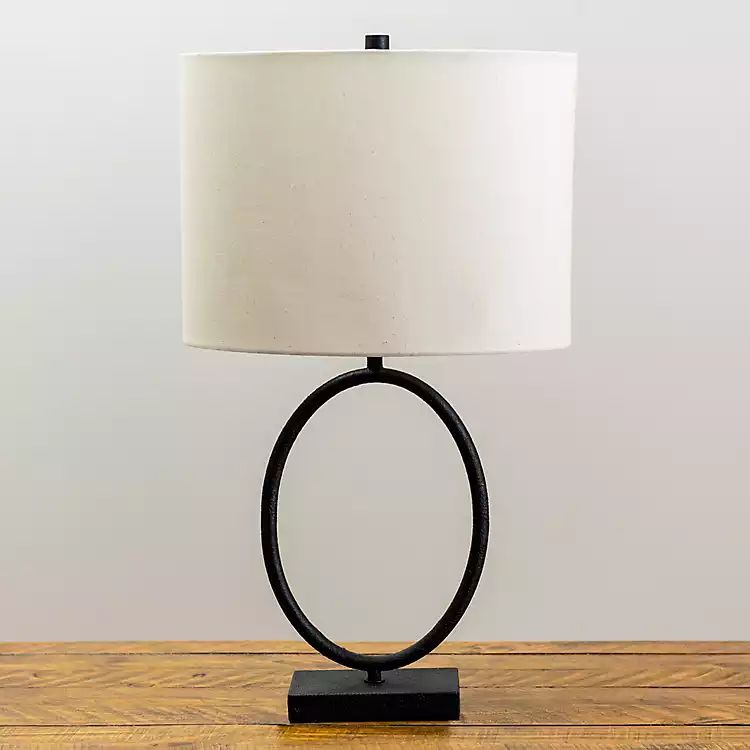 Iron Oval Table Lamp | Kirkland's Home