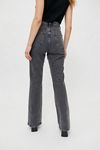 BDG High-Waisted Comfort Stretch Flare Jean – Faded Black Denim | Urban Outfitters (US and RoW)
