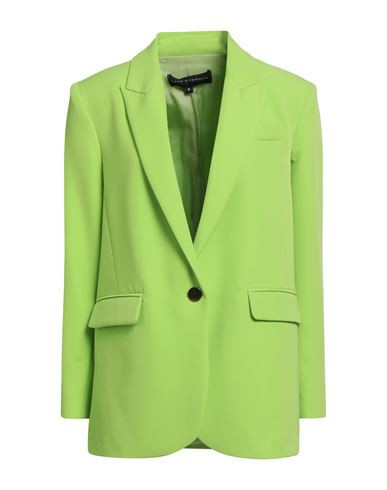 Tassos Mitropoulos Woman Blazer Lime green Size S Rayon, Polyamide, Elastane | YOOX (US)