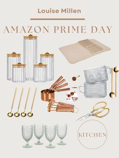 Kitchen must-haves. I especially love the glass mugs and scissors in my home. #amazondeals #amazonprimeday #amazon 

#LTKhome #LTKxPrimeDay #LTKsalealert