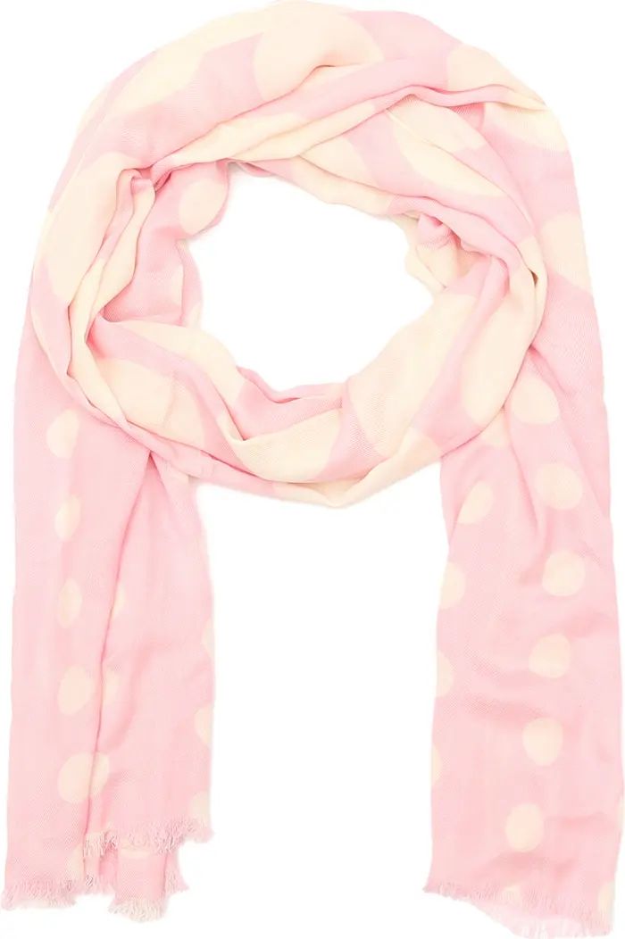kate spade new york dots & bubbles oblong scarf | Nordstrom | Nordstrom