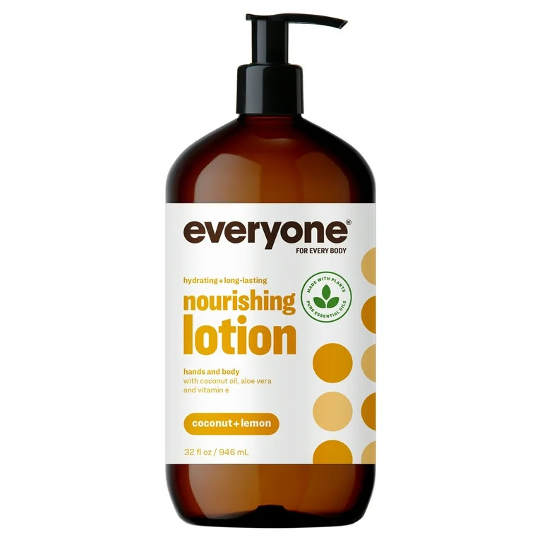 Everyone Coconut + Lemon Hands and Body Nourishing Lotion, 32 fl oz | Walmart (US)