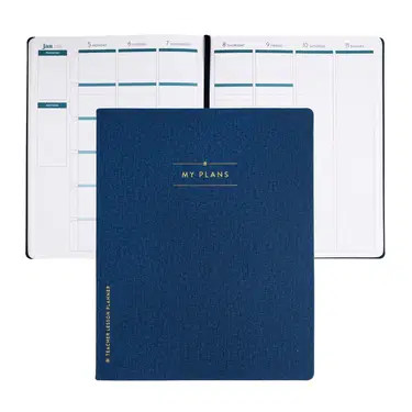 Sapphire 8x10 Softbound Teacher Lesson Planner - Vertical | Erin Condren | Erin Condren