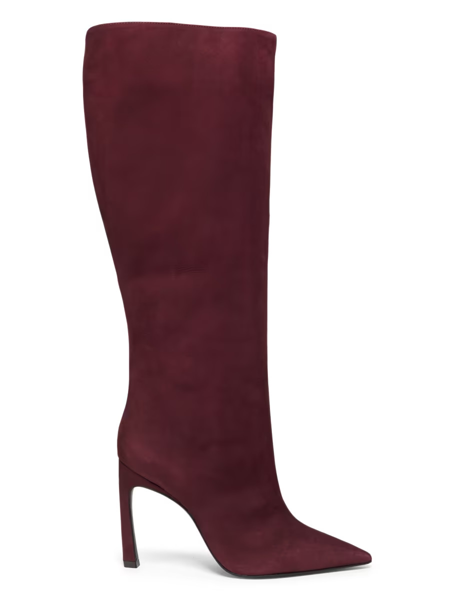 Cate Curve 100MM Nubuck Boots | Saks Fifth Avenue