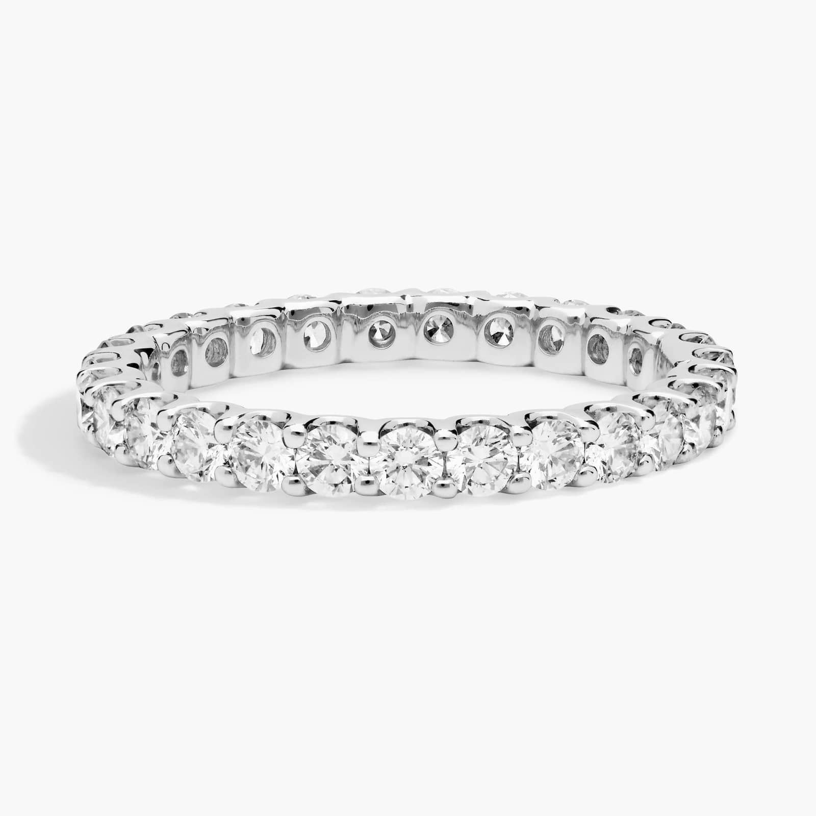 Luna Lab-Grown Diamond Eternity Ring In 14k White Gold (1 ct. tw. - F-G / VS2-SI1) | Blue Nile