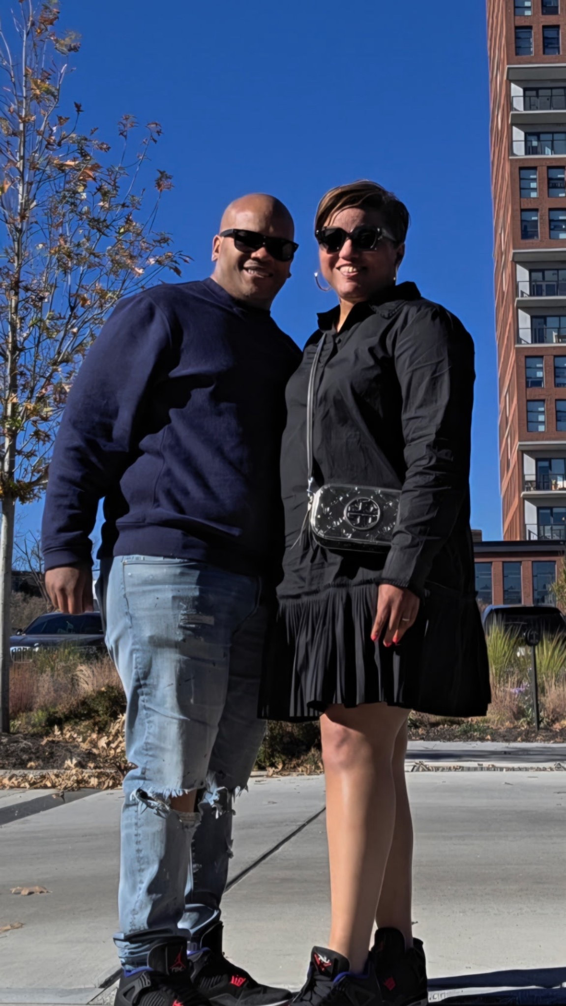 OOTD:  Sneaker twinning with my incredible boo!!! 👟👟👟