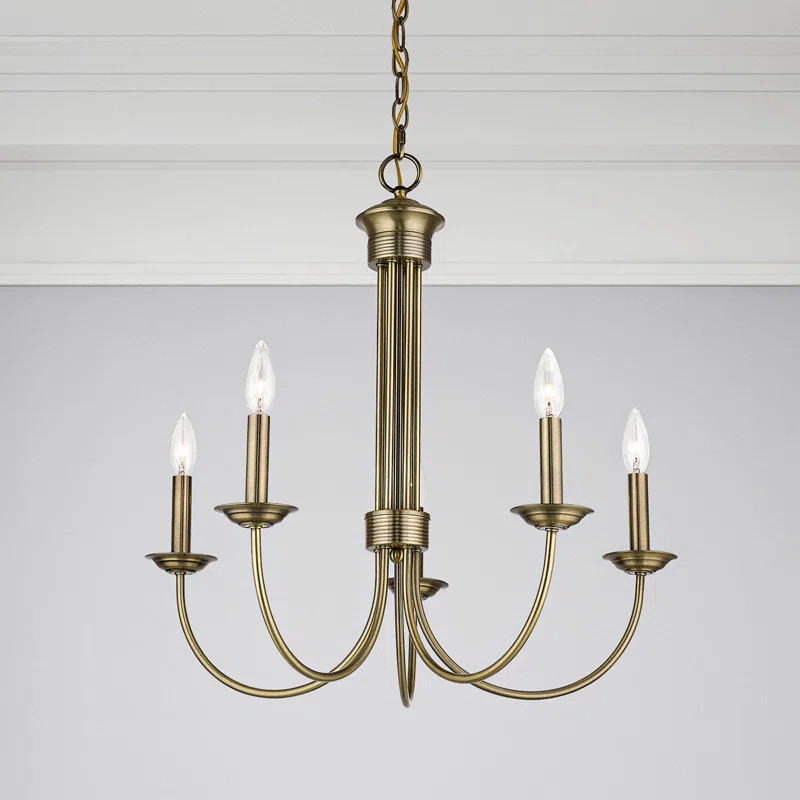 Arunvir 5 - Light Dimmable Classic / Traditional Chandelier | Wayfair North America
