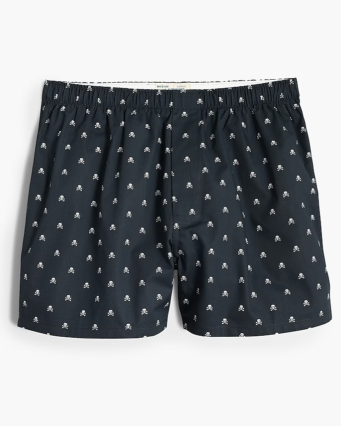 Skulls & crossbones woven boxers | J.Crew Factory
