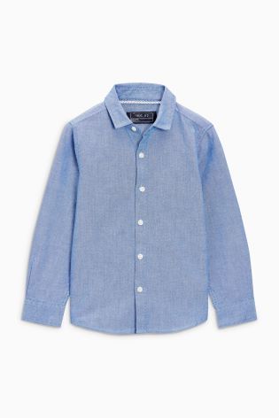 Long Sleeved Oxford Shirt (3mths-6yrs) | Next UK