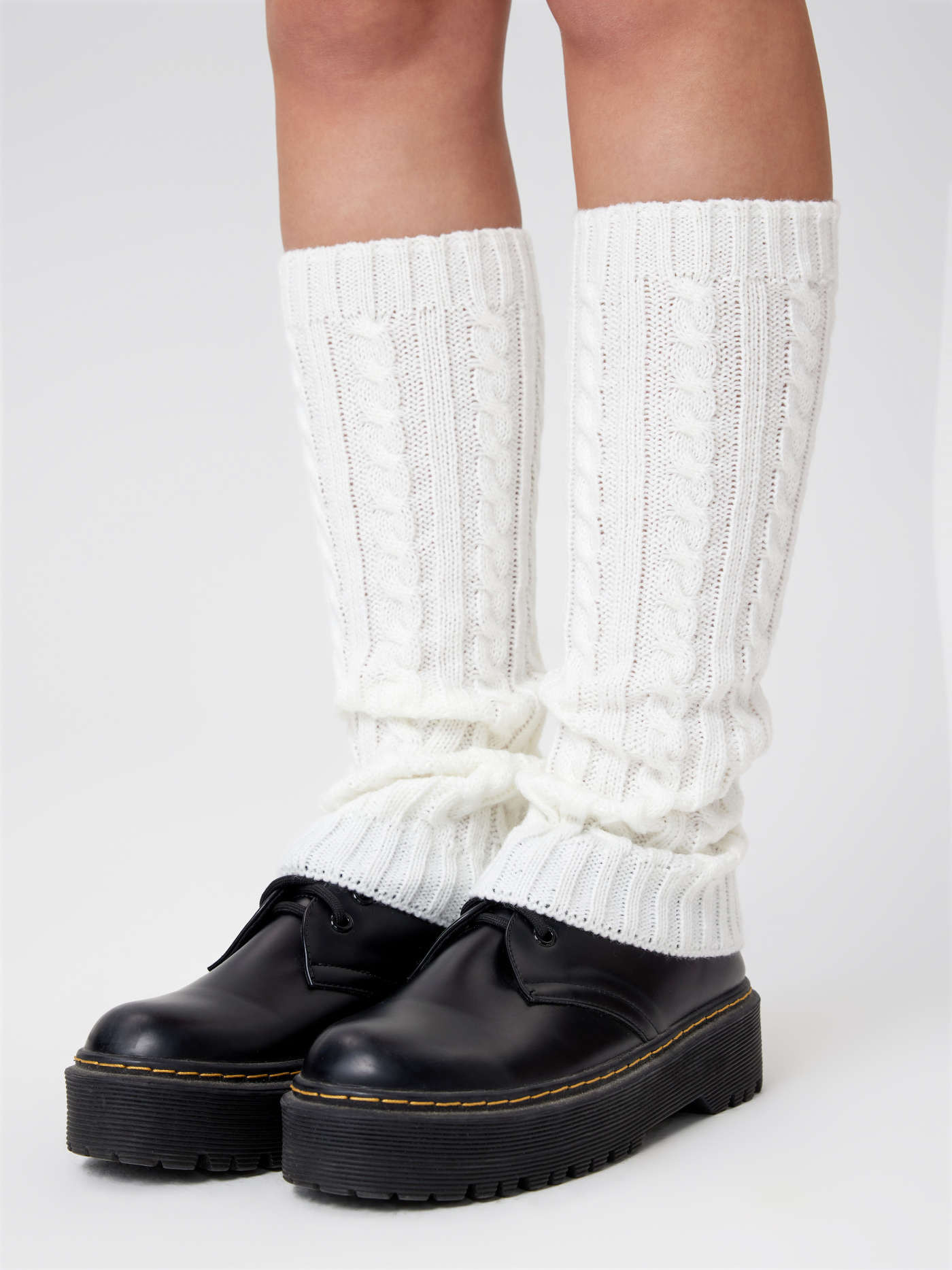 Cable Knit Leg Warmers | Cider