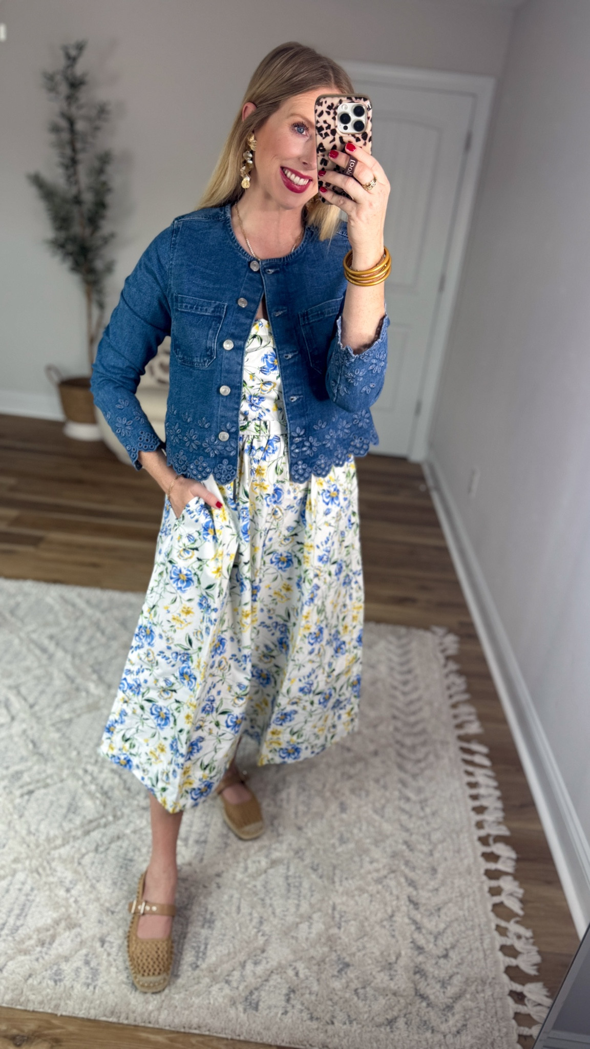 Weekend Walmart Wins try on
Eyelet Jean jacket- small
Floral midi dress- small 

#LTKootd #LTKmomlife