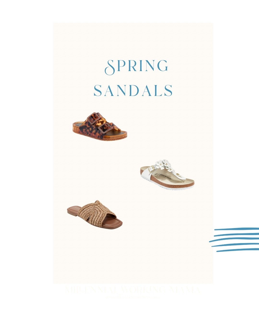Spring sandals