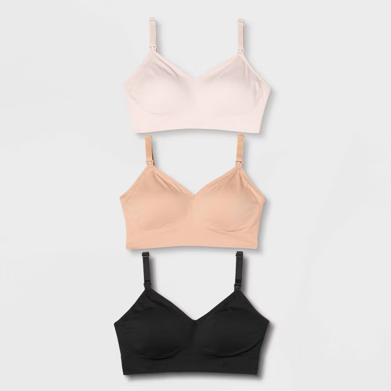 Women's 3pk Nursing Seamless Bralette - Auden™ | Target