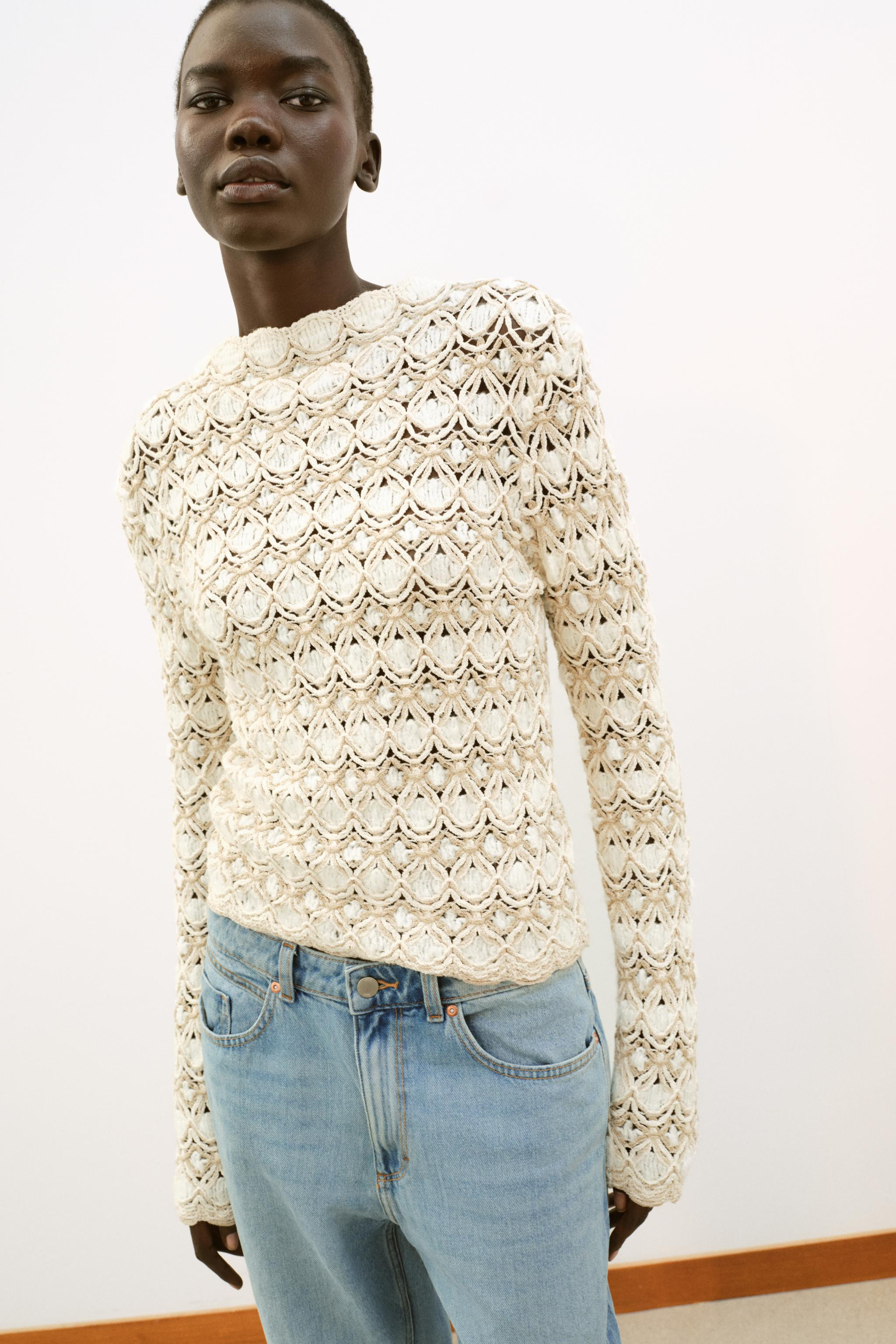 TEXTURED KNIT JUMPER | Zara US