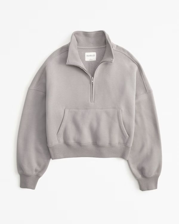 Women's Mini Sunday Half-Zip | Women's Tops | Abercrombie.com | Abercrombie & Fitch (US)