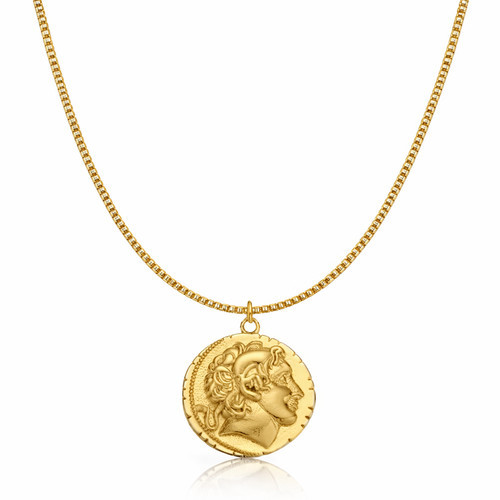 Donatello Gian Medallion Coin Necklace in Gold at Nordstrom | Nordstrom