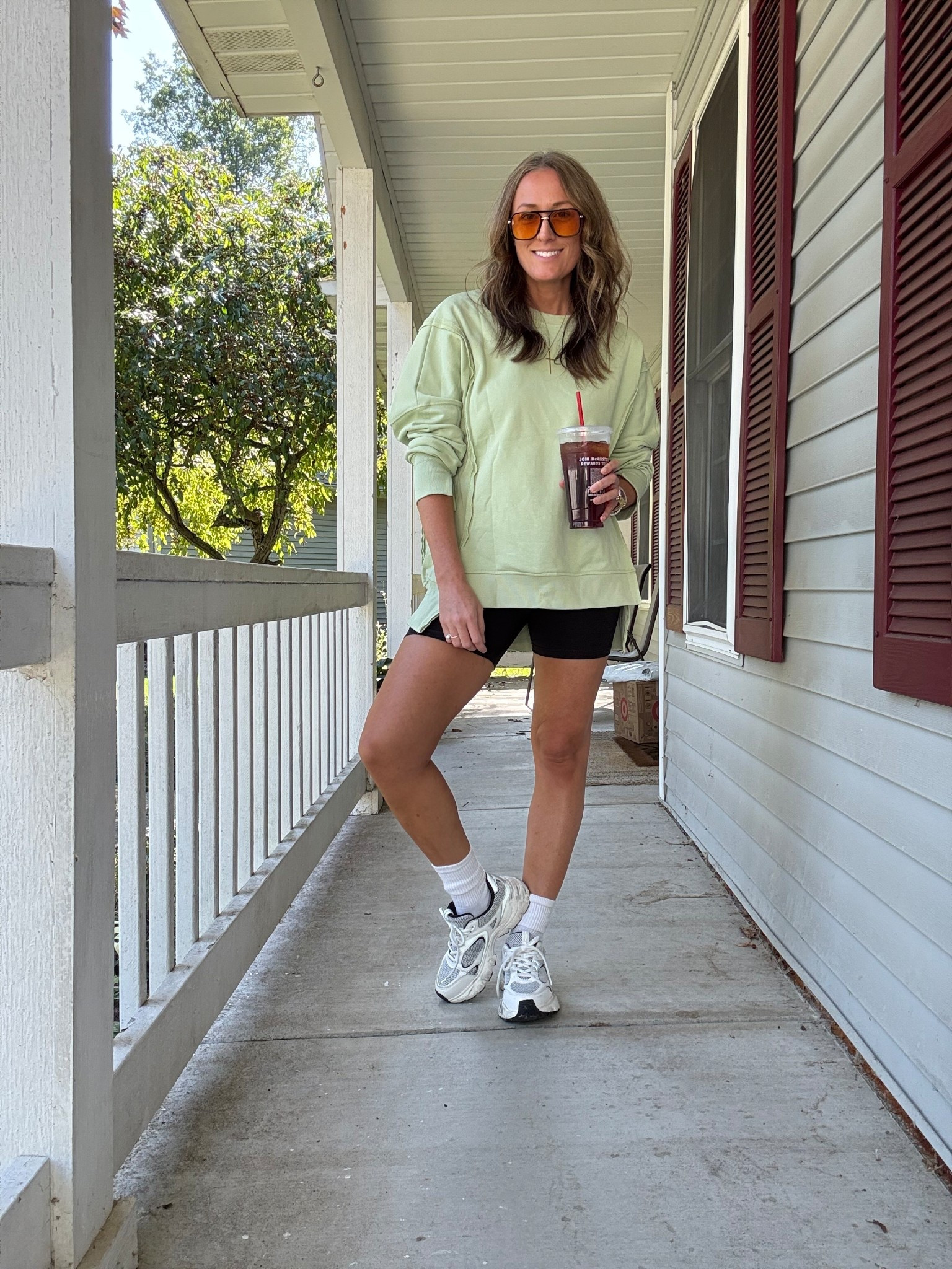 9/28/25 ✨ Sweatshirt is a large. Shorts are a small.

Everyday outfits. Easy outfits. Easy outfit ideas. Neutral basics. Fall outfits. Fall outfit idea. Casual outfits. Basic mom outfit. Casual outfit idea. Casual outfit. Everyday outfit. Mom outfit. Street style. Casual mom outfit. Amazon fashion. Sports mom outfits. Sports mom outfit idea.

#LTKOver40 #LTKSeasonal #LTKFindsUnder100