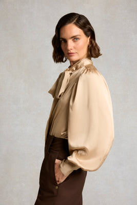 Ariella Blouse (Champagne) | Holland Cooper
