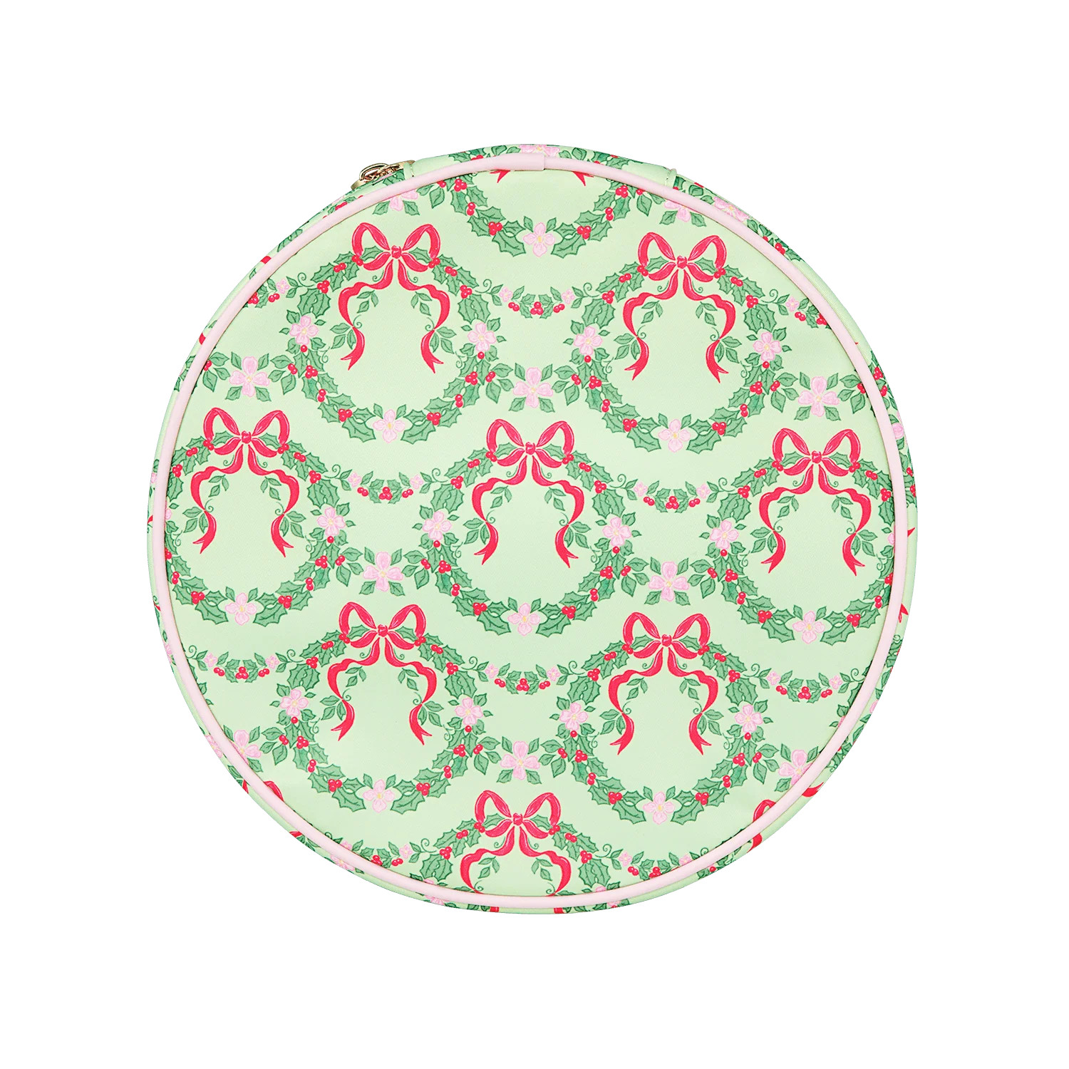 Home for the Holidays Circle Open Top Pouch | Stoney Clover Lane | Stoney Clover Lane