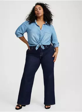 High-Rise Wide-Leg Jean | Torrid (US & Canada)