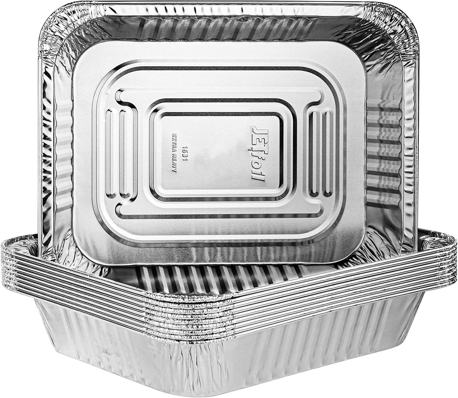Plasticpro Disposable 9 x 13 Heavy Weight Aluminum Foil Pans Half Size Deep Steam Table Bakeware ... | Amazon (US)