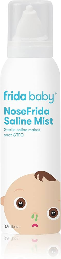 NoseFrida Saline Mist by Frida Baby Saline Nasal Spray to Soften Nasal Passages for Use Before No... | Amazon (US)
