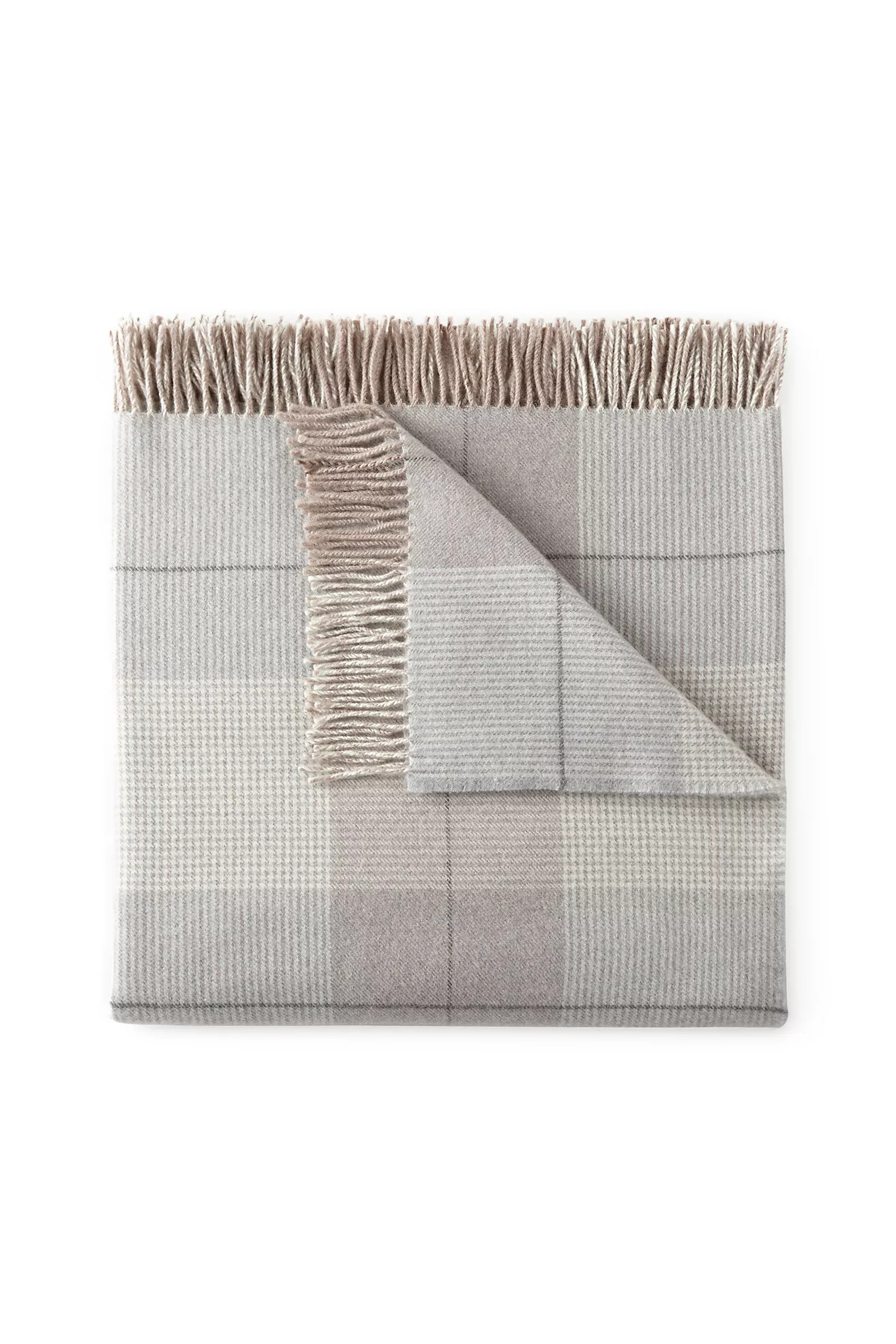 Peacock Alley York Plaid Fringe Throw Blanket | Anthropologie (US)