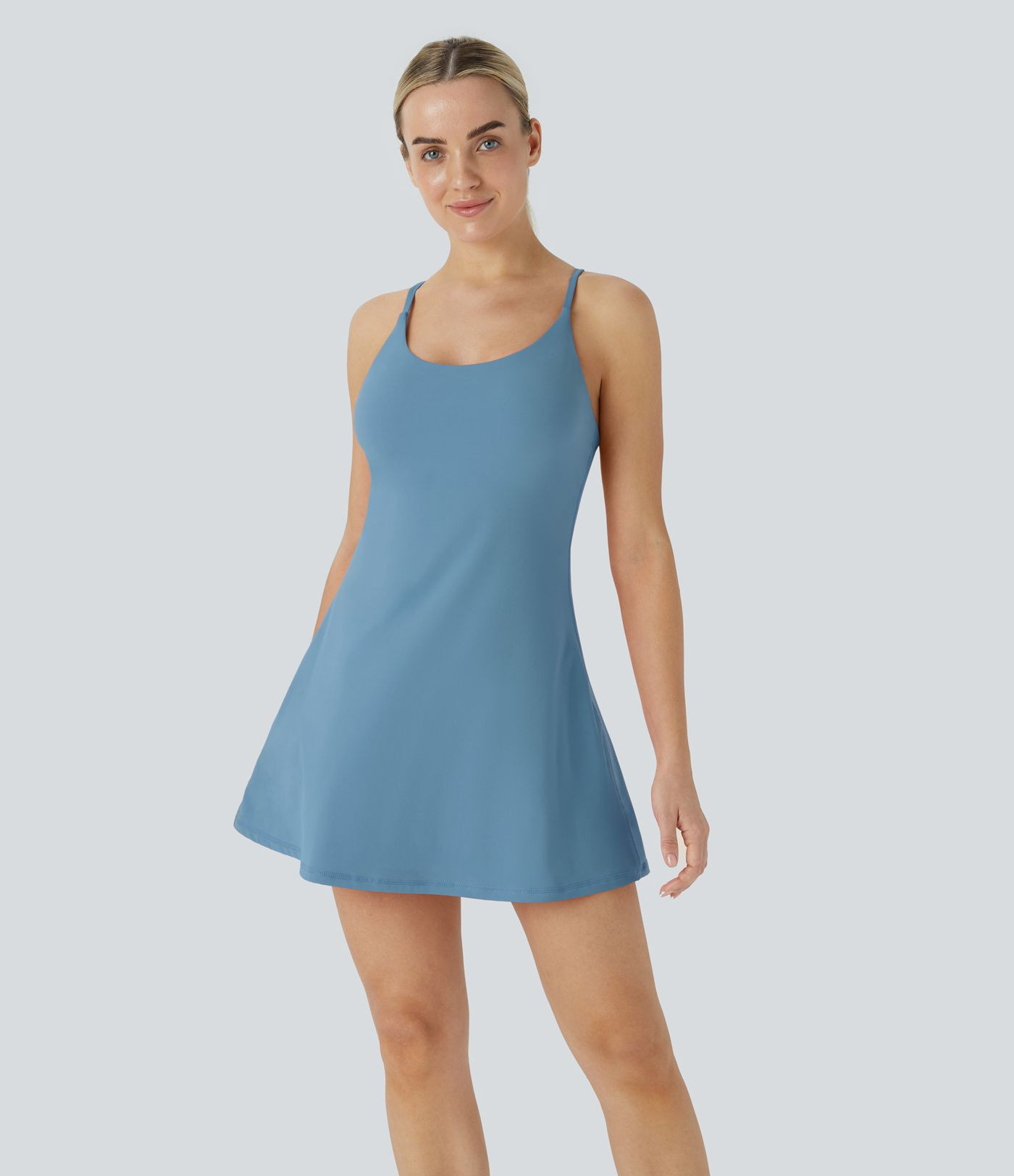 SoftlyZero\u2122 Plush Backless Active Dress | HALARA
