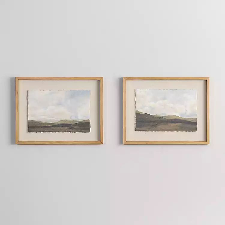 New! Rolling Hills Framed Art Prints, Set of 2 | Kirkland's Home