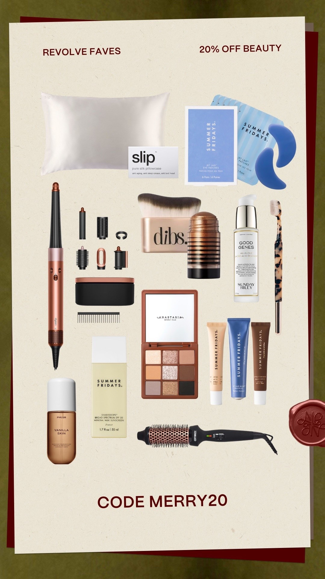 Revolve beauty on SALE!! 20% off with code MERRY20


Gifts for her 
Gift ideas for her
Gift guide for her 
Stocking stuffers
Beauty gifts 

#LTKHoliday #LTKSaleAlert #LTKBeauty