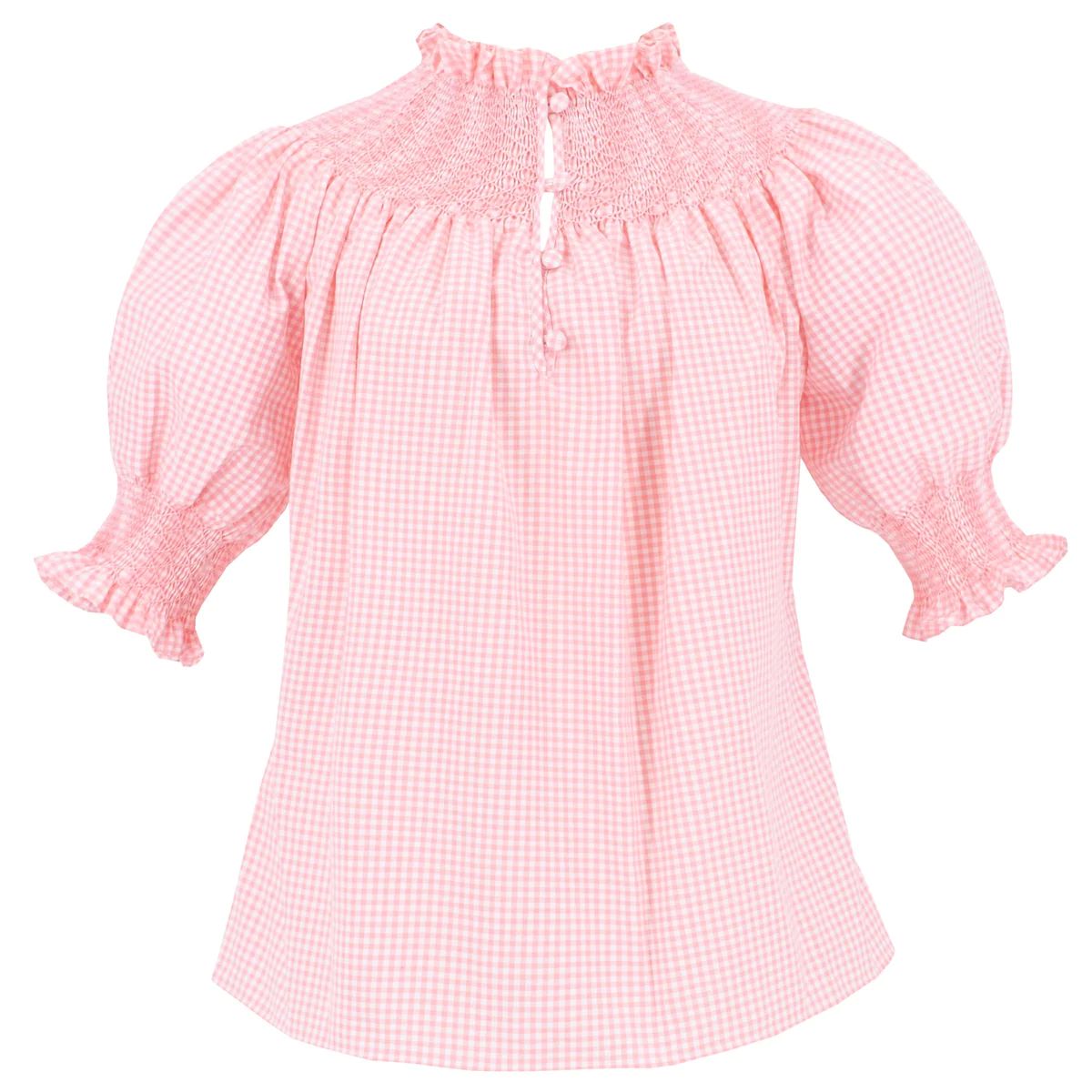 Women's Alice Shirt - Pink Gingham | Dondolo