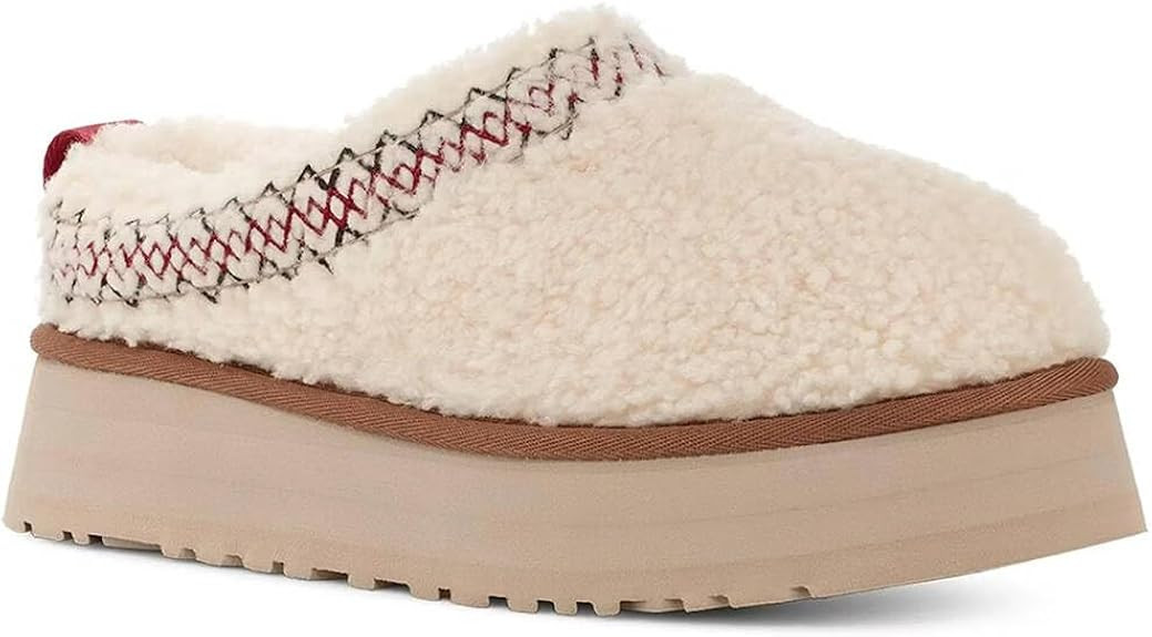 chwellic Women's Platform Slippers Mini Boots Braid Slippers with Plush Fleece Lining Fuzzy Slipp... | Amazon (US)